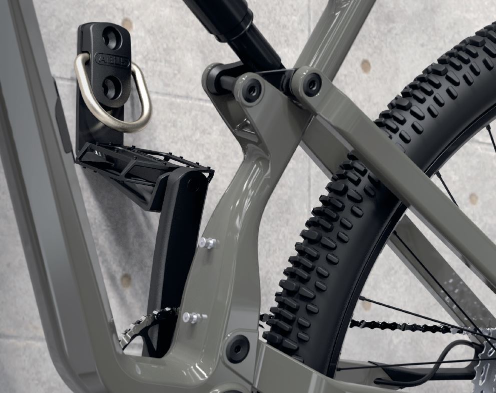 Abus WBA65 Väggankare m/Cykelhållare