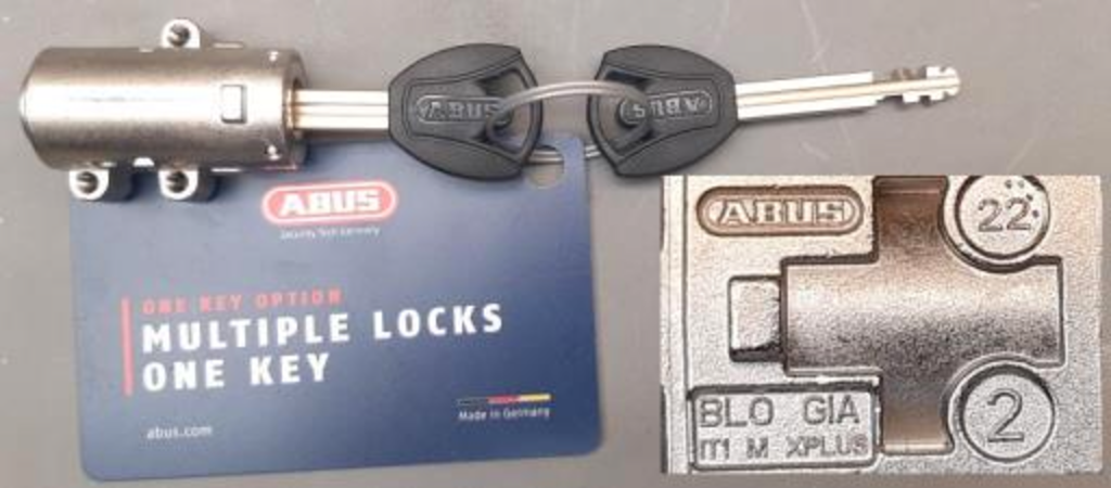Giant E ABUS XPLUS Batterilås