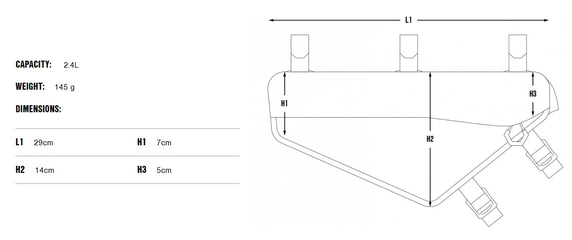 Apidura Racing Frame Pack