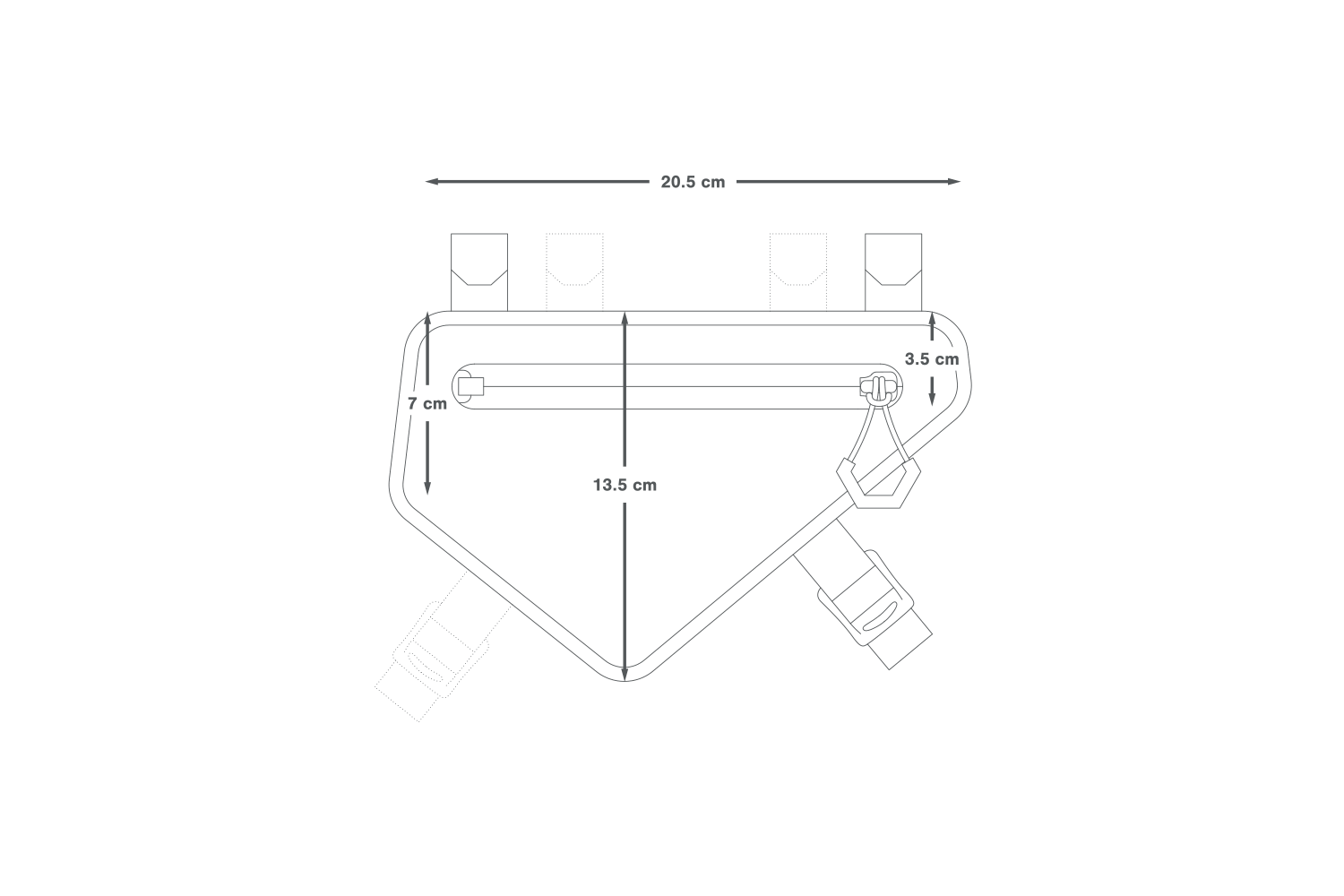 Apidura Racing Frame Pack 1L