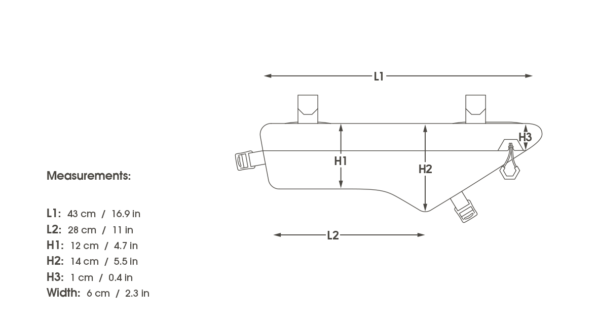Apidura Expedition Comp. Frame Pack 3L