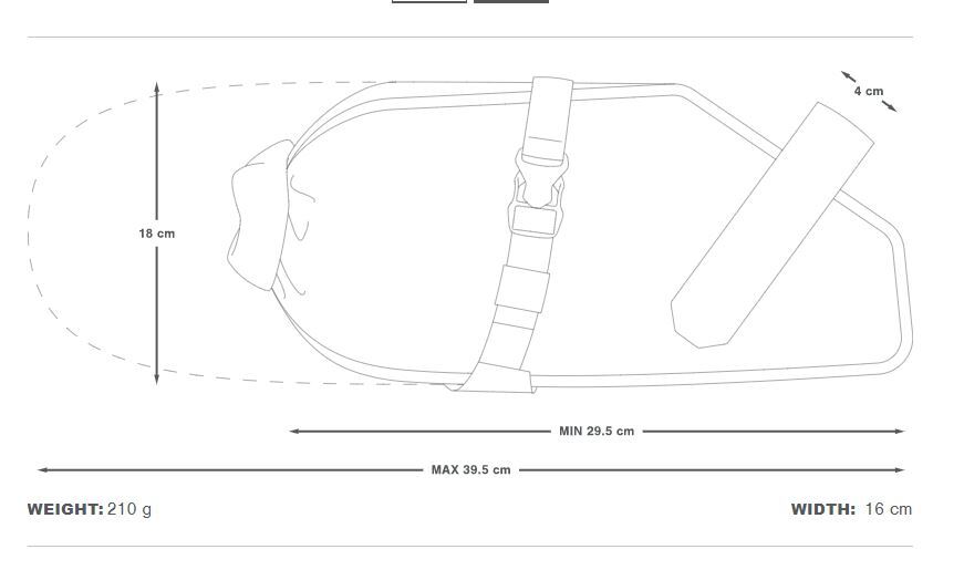 Apidura Racing Saddle Pack 7L