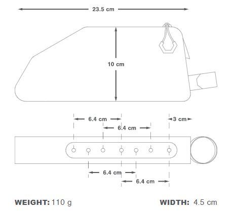 Apidura Expedition Bolt Top Tube Pack 1L