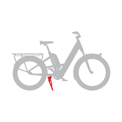 Benno 46er Dubbelt Kickstand/Stöd