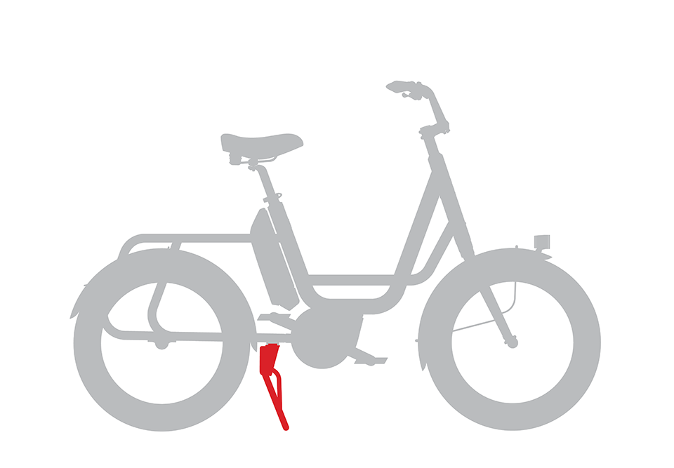 Benno RemiDemi Dubbelt Kickstand/Stöd