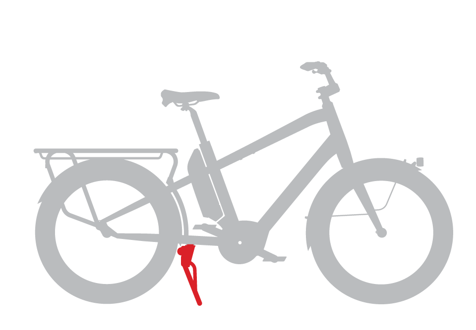 Benno Light Dubbelt Kickstand/Stöd