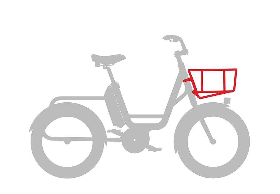 Benno City Front Basket