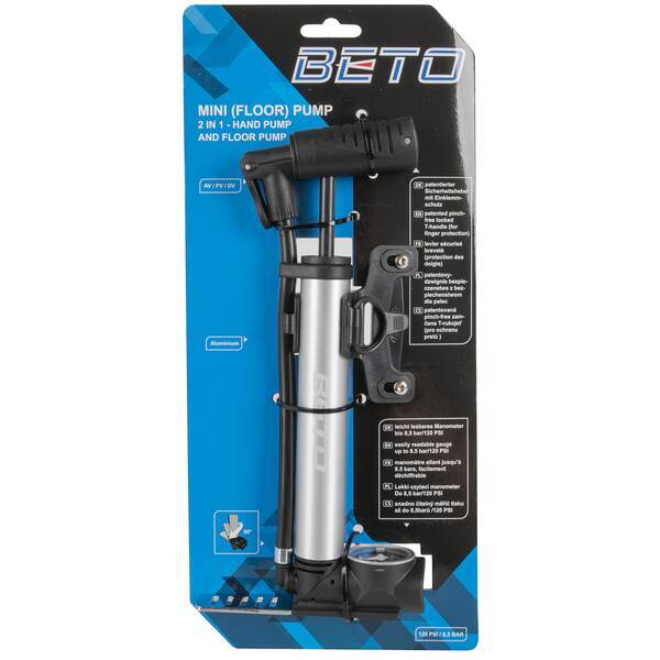 Beto 2in1  Mini golvpump