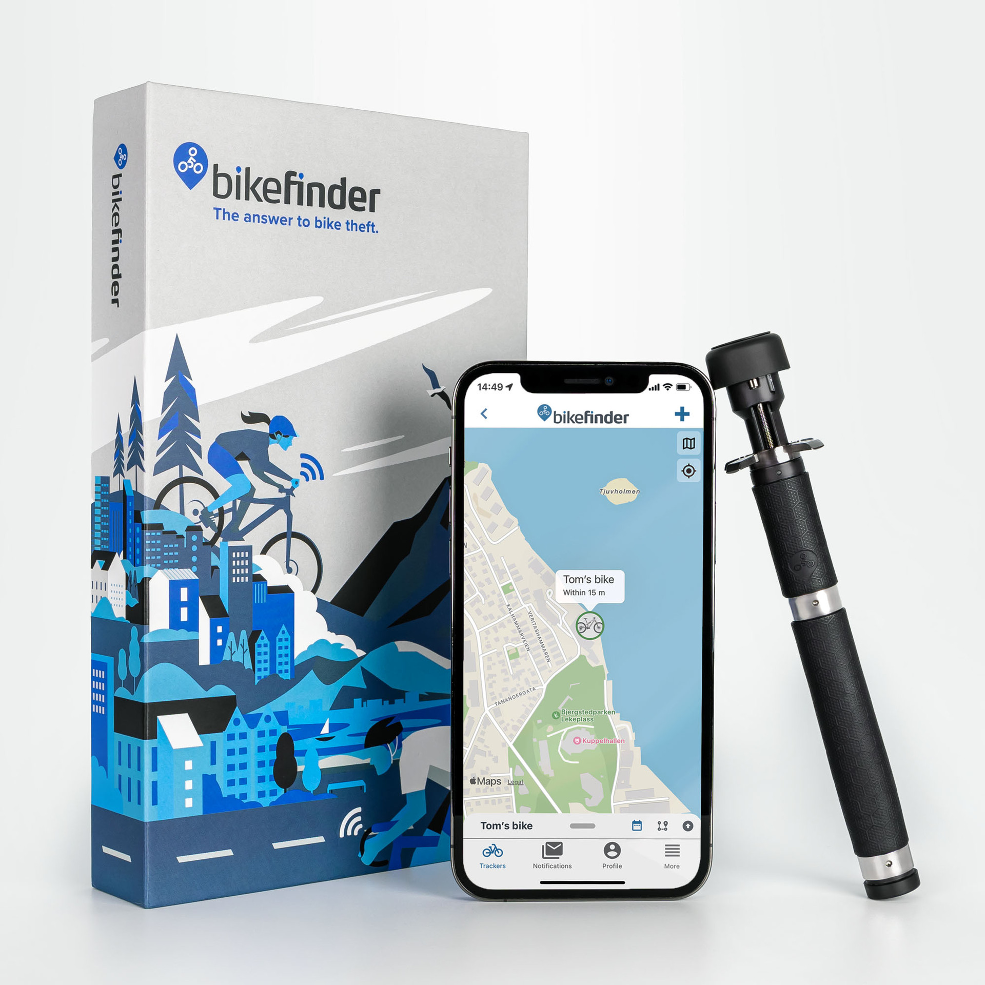 BikeFinder GPS-tracker till cykel Gen2