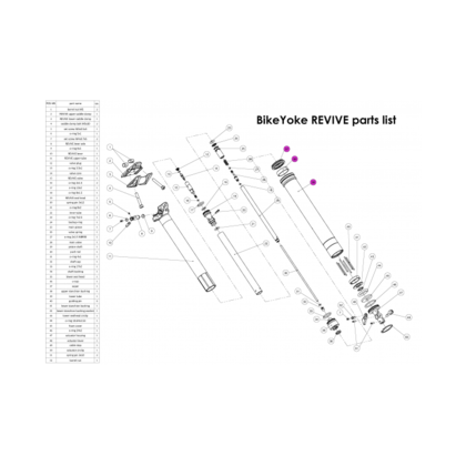 BikeYoke Revive Lower Tube Unit