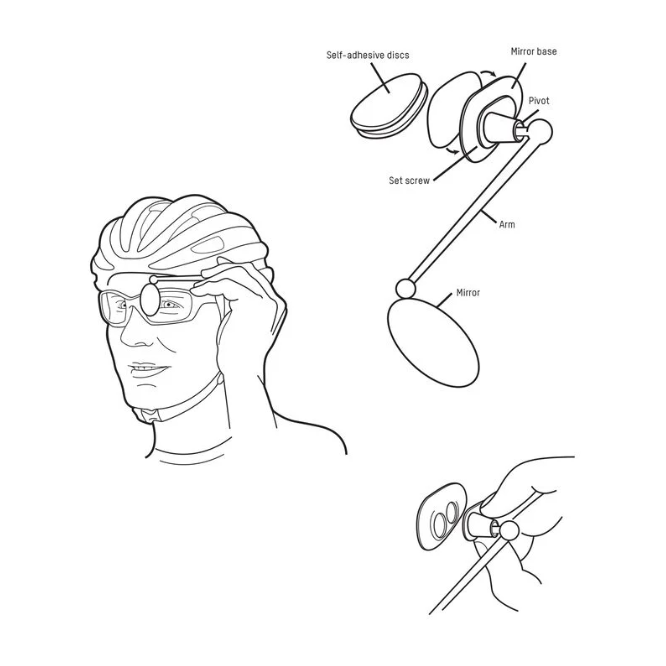 Blackburn Helmet Mirror Spegel