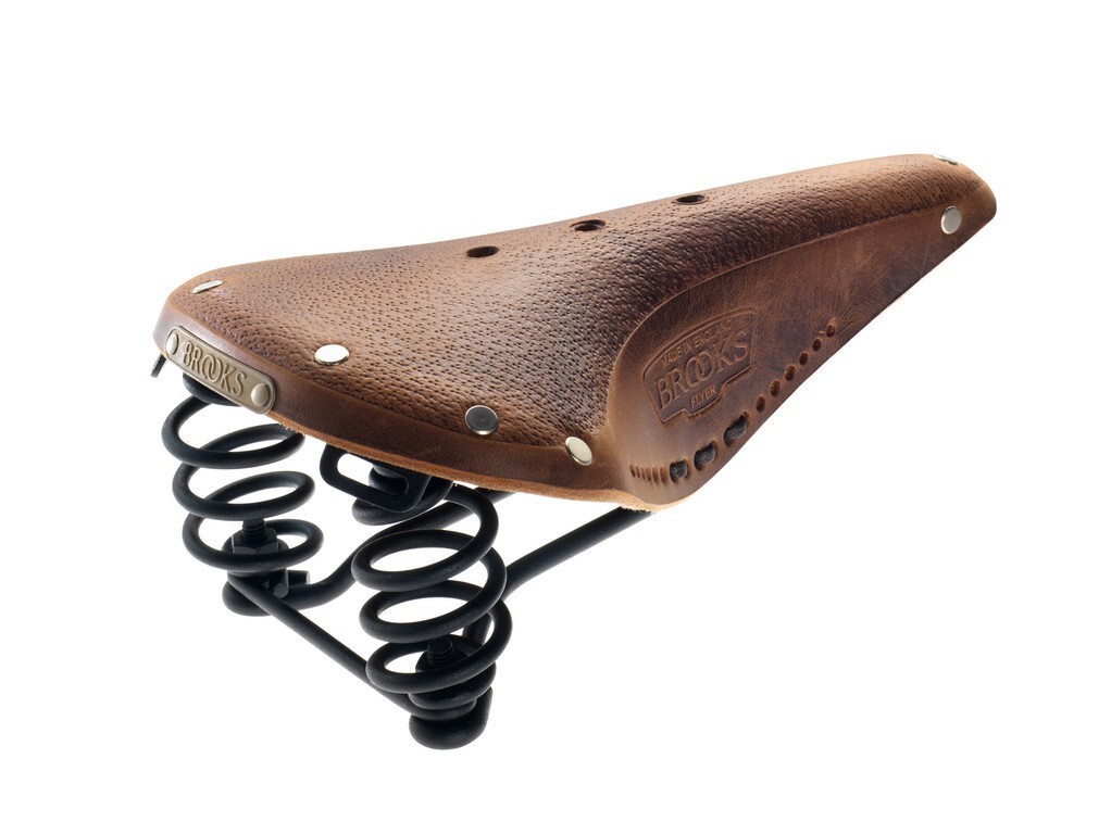 Brooks Leather Flyer Softened Cykelsadel