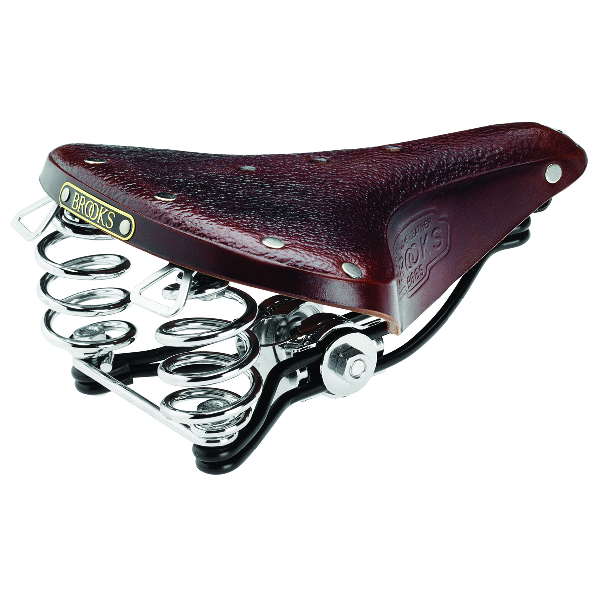 Brooks Leather B66 Short Cykelsadel