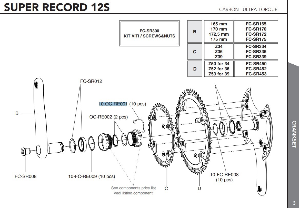Campagnolo Vevparti Säkerhetsfjäder