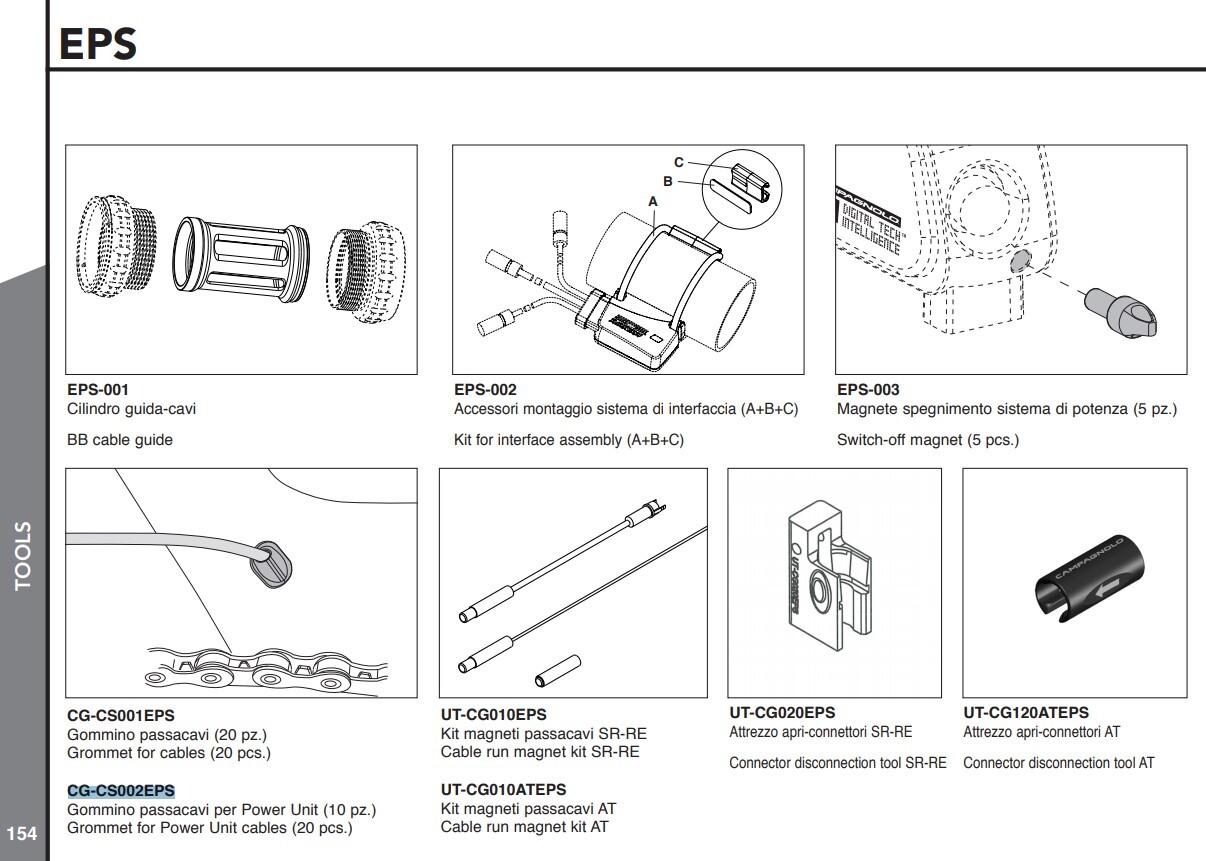 Campagnolo EPS Föringshylsor