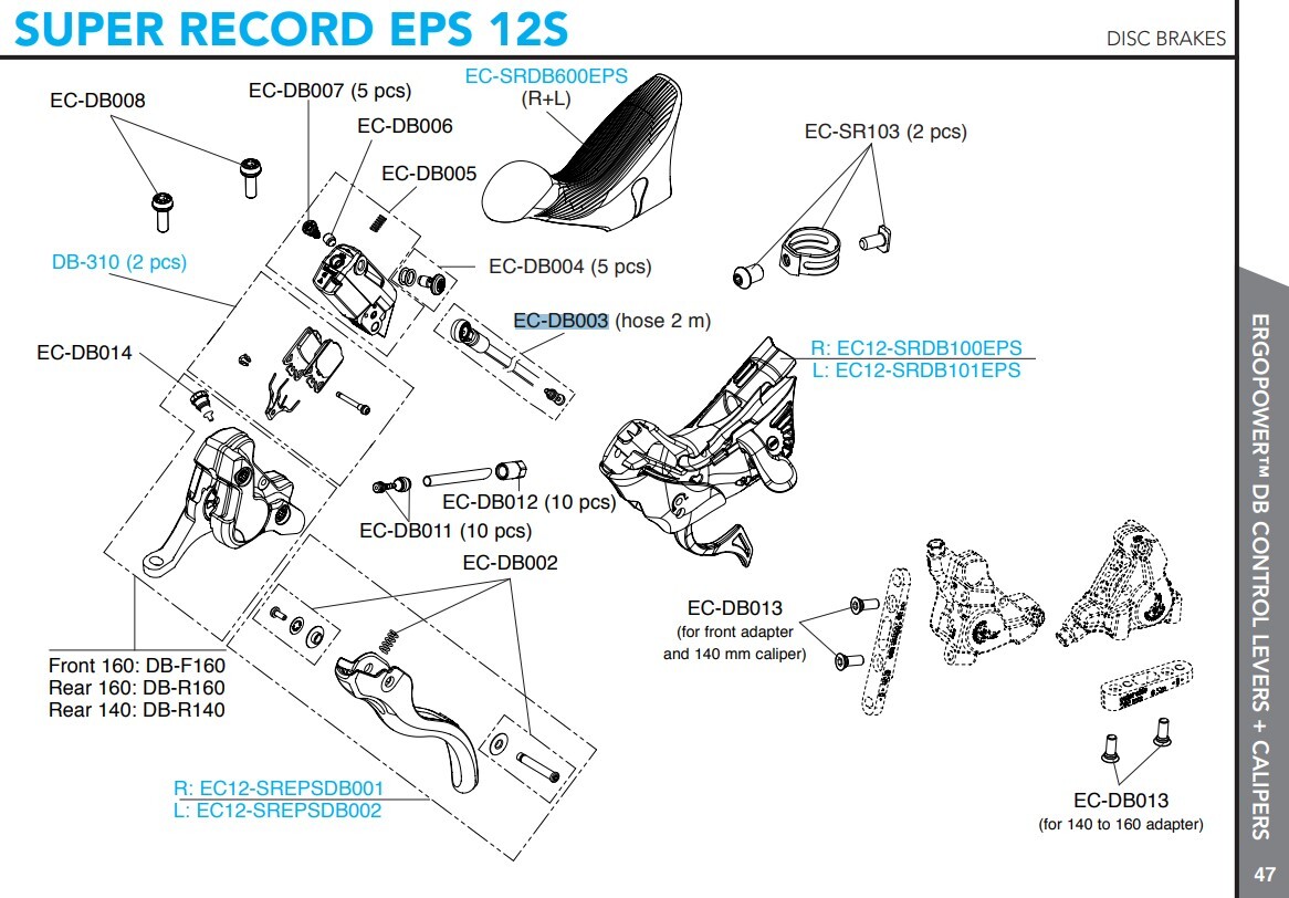 Campagnolo Bromsslang