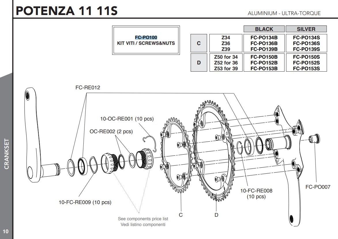 Campagnolo Ultra Torque Drevbultar