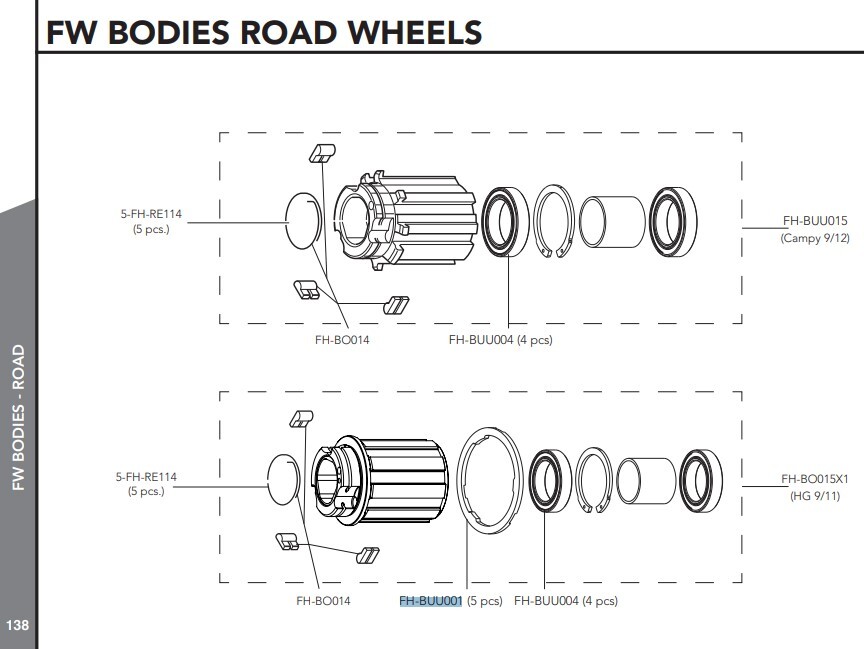 Campagnolo Kassett Spacer