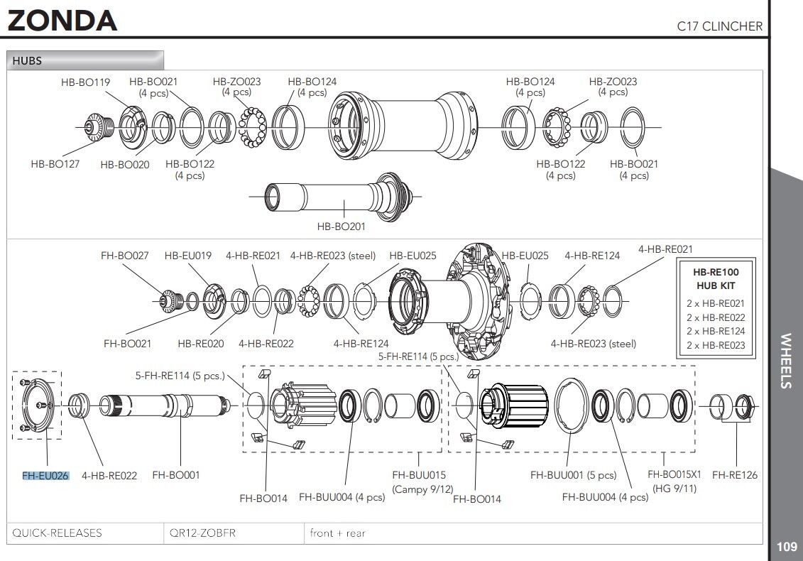 Campagnolo Bak Navhuv