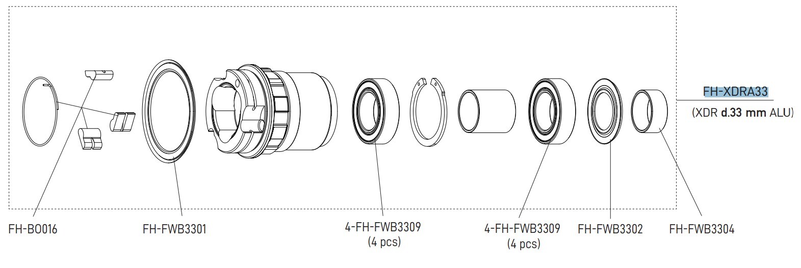 Campagnolo XDR Frihjulsbody
