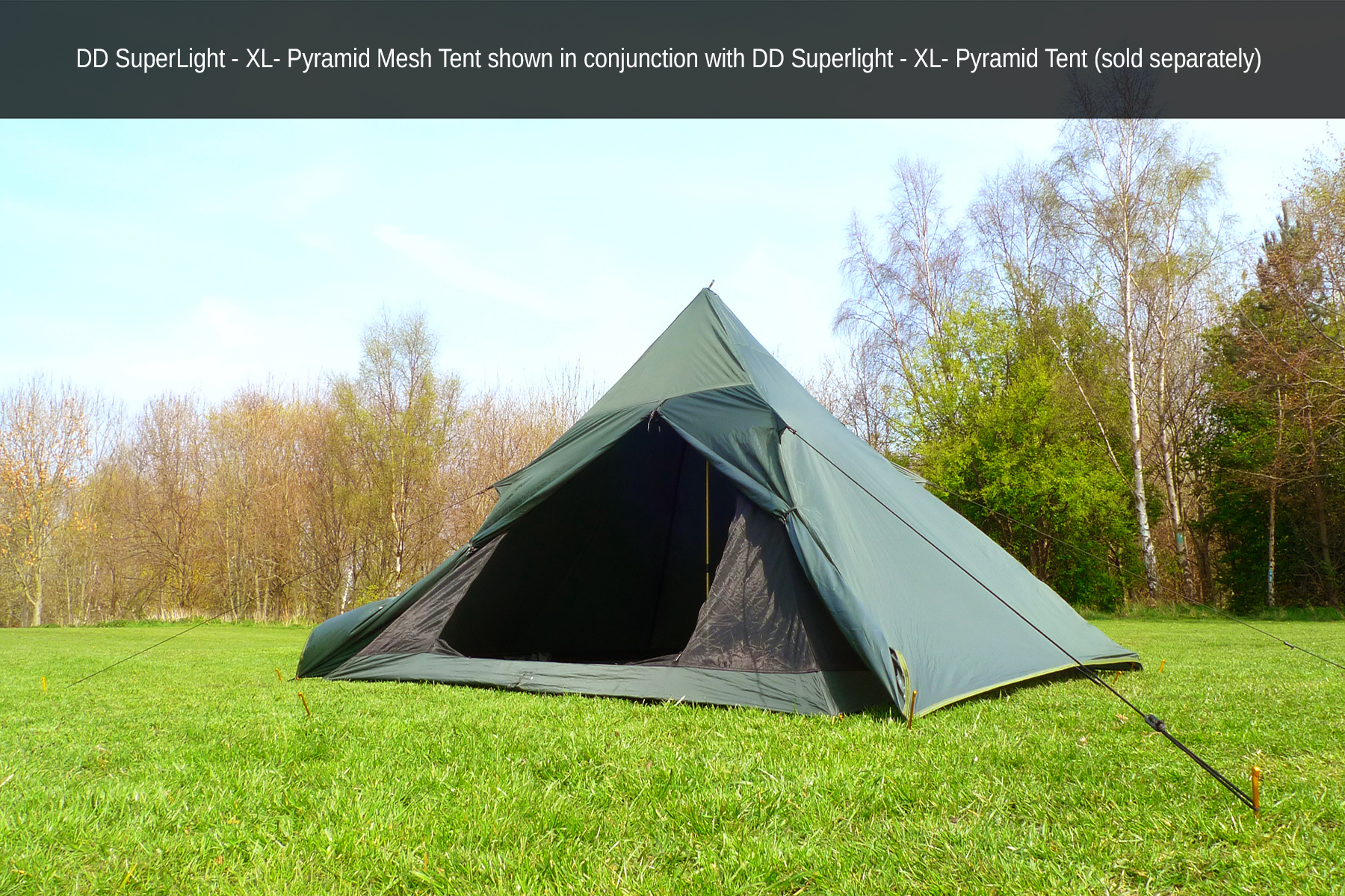 DD Hammocks SL XL Mesh Pyramide Tält