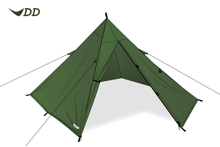 DD Hammocks SuperLight XL Pyramidtält