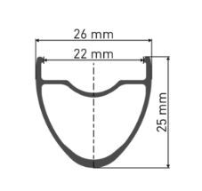 DT Swiss RR 481 24H Fälg
