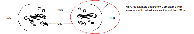 Deda JET2 Lower Plate Left