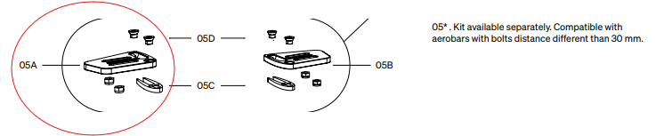 Deda JET2 Lower Plate Right