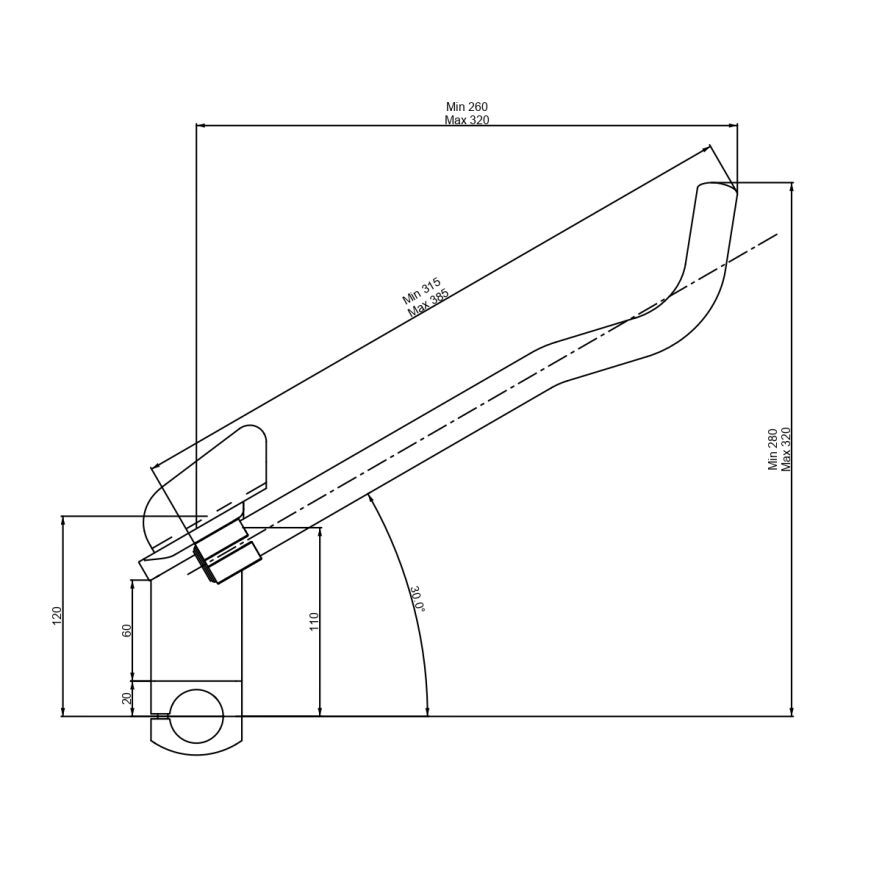 Deda Parabolica Pro Alu Tempopinnar