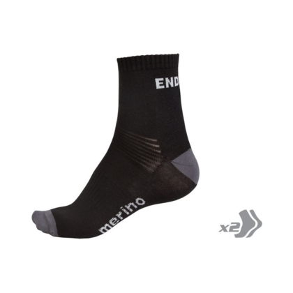 Endura BaaBaa Merino 2 Pack Strumpor