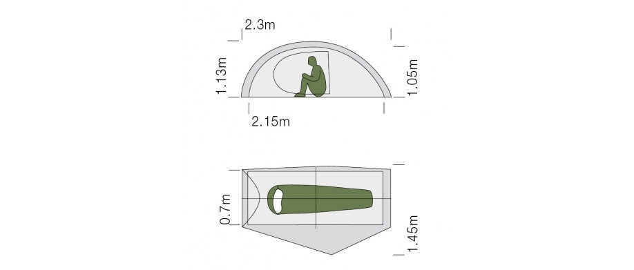 Exped Mira I HL Tält