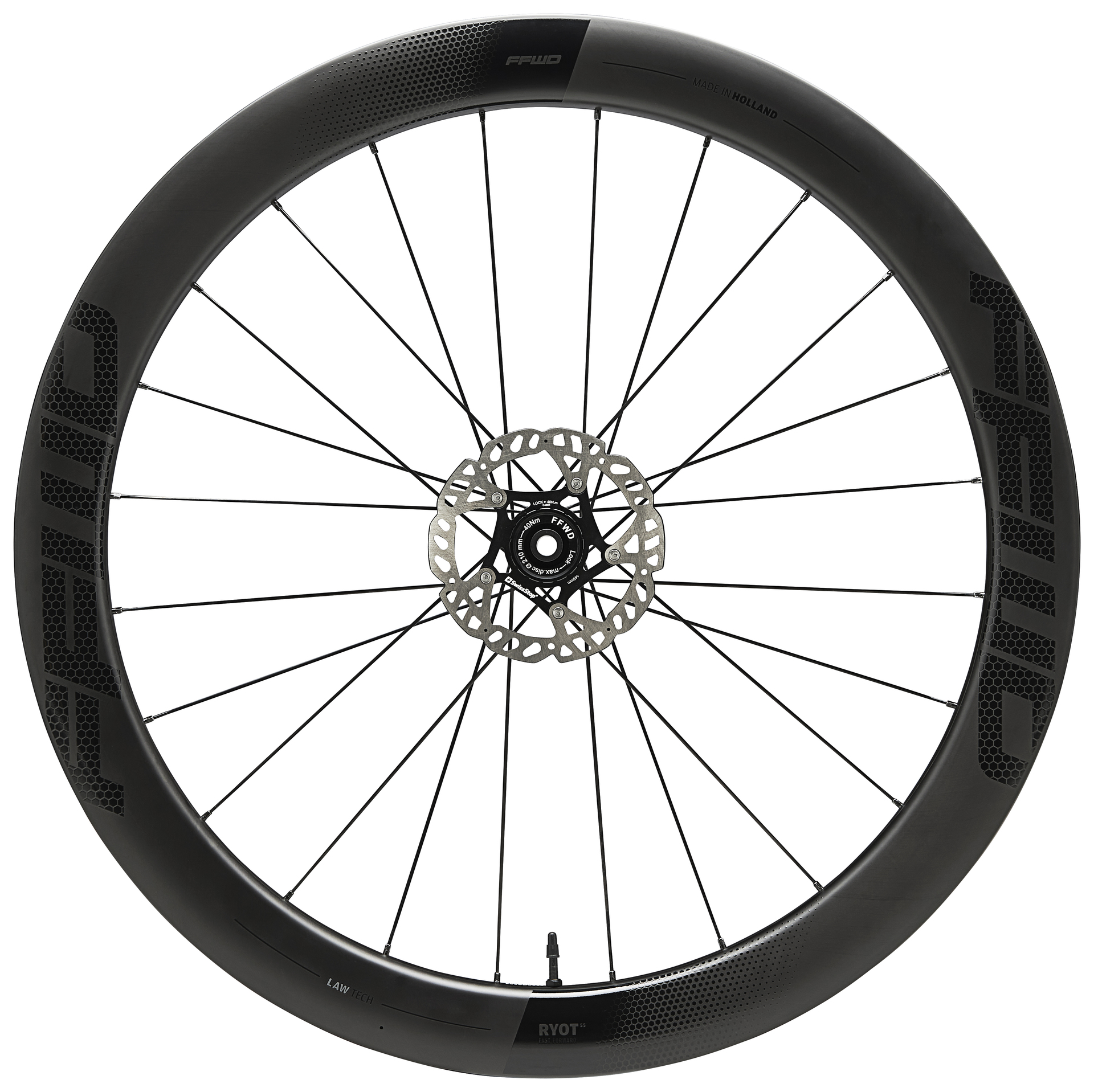 FFWD RYOT55 Carbon Clincher Framhjul