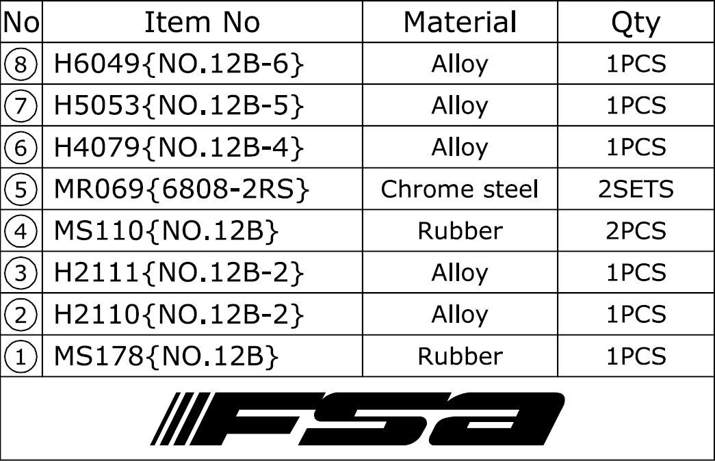 FSA Orbit Xtreme Pro A-Head Styrlager