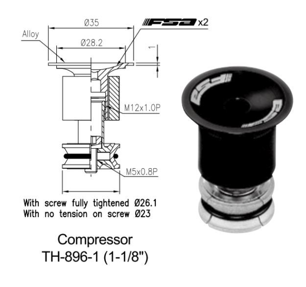 FSA Gap Cap med Expander