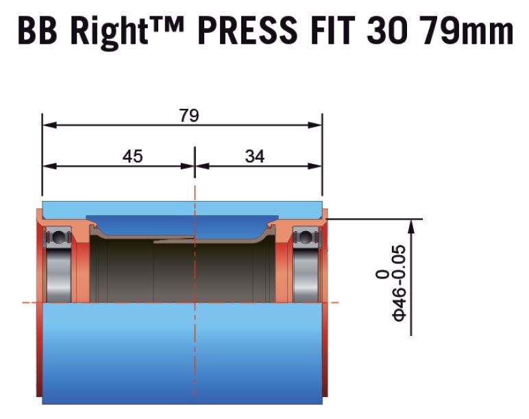 FSA PF79 BBright Vevlager