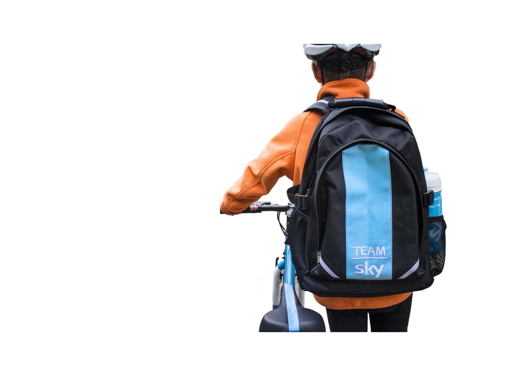 Frog Bikes Team Sky Säck m/regnskydd