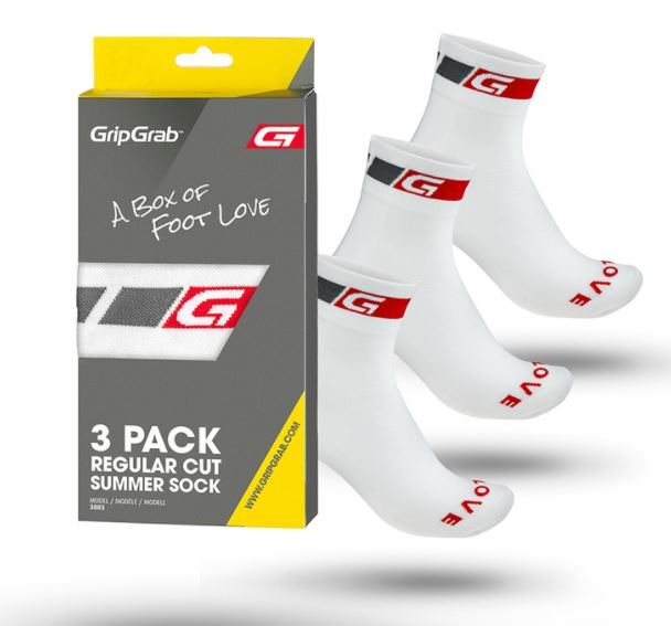 GripGrab Classic Regular 3-Pack Strumpor