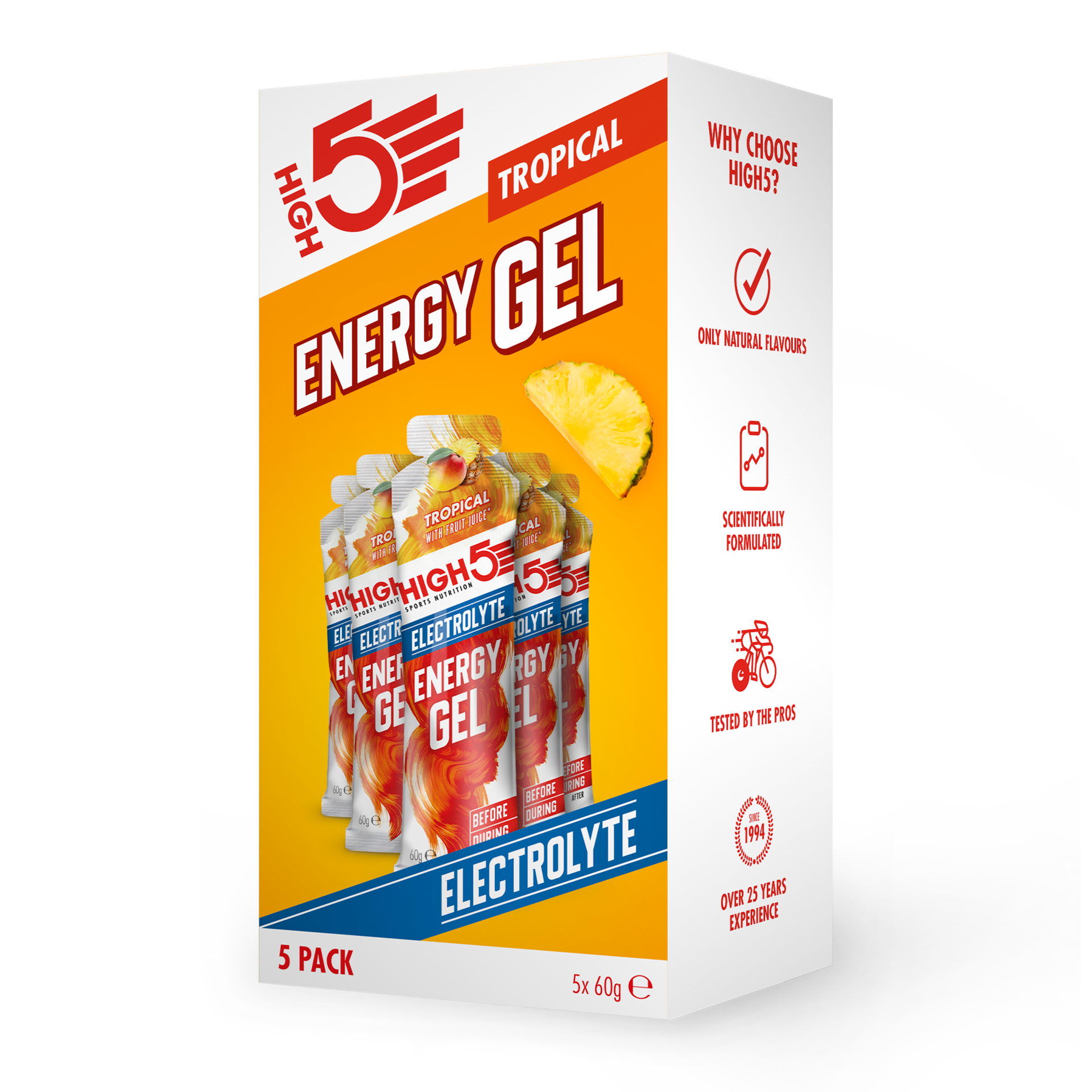 High5 Electrolyte Energigel 5 PACK