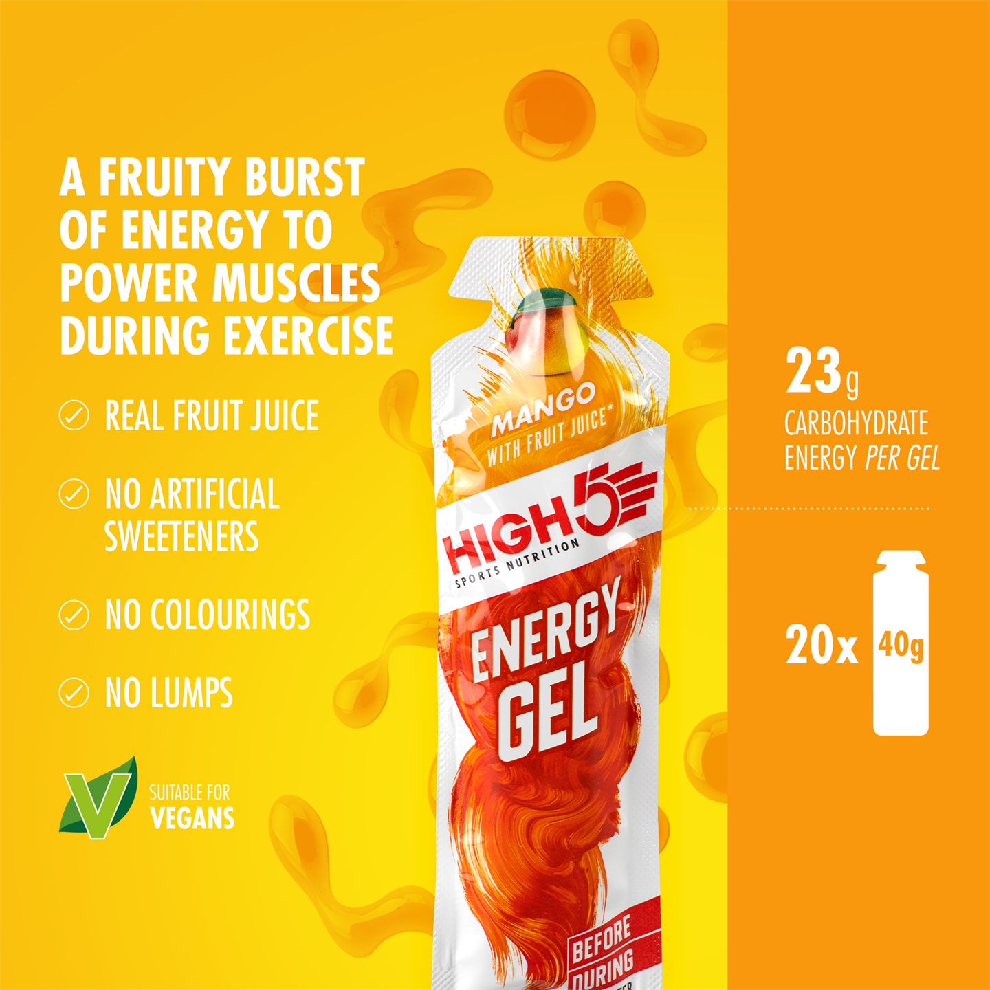 High5 Energigel Mango