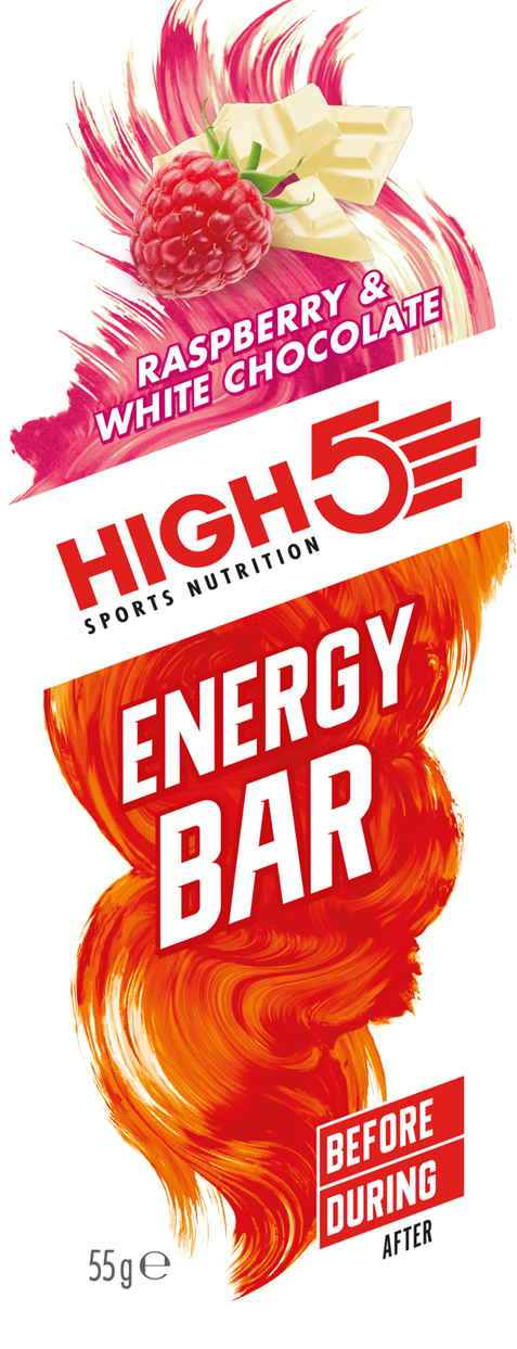 High5 Hallon/Vit Choklad Energibar