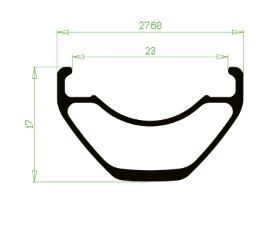 Hope 29" Fortus 23W Fälg