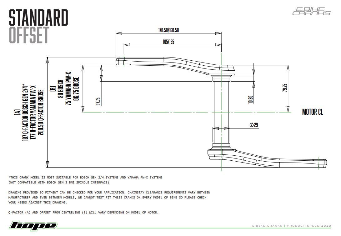 Hope El-sykkel Krankarmer