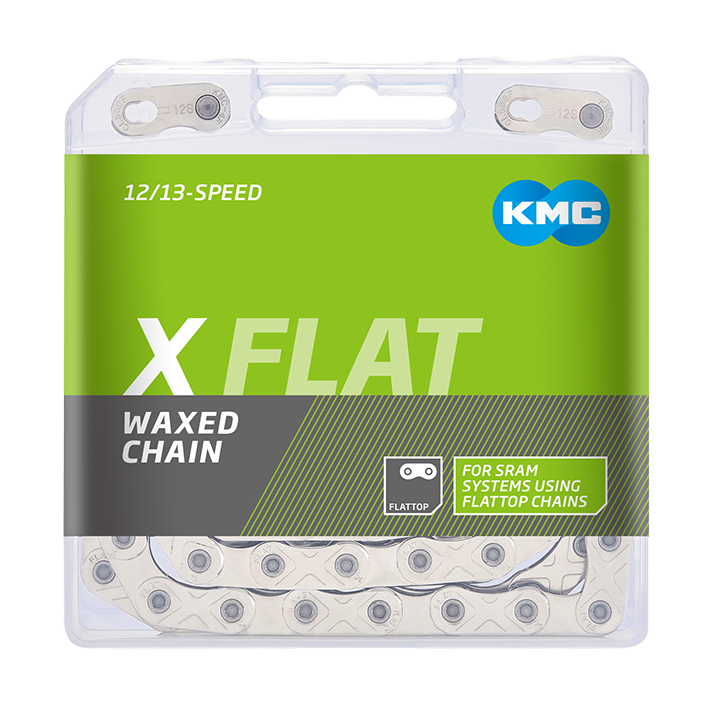KMC X12 Flat Go Vaxad Kedja Silver