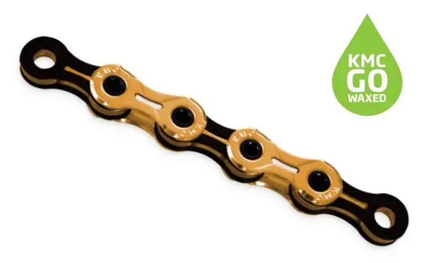 KMC X11SL Ti-N Gold/Black Waxed Kedja
