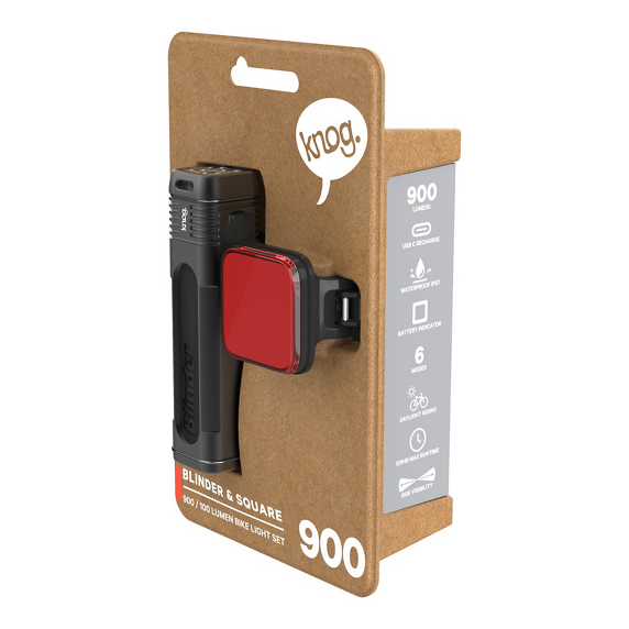 Knog Blinder 900 & Blinder 100 Ljussett
