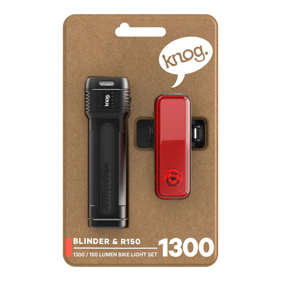 Knog Blinder 1300 & Bilder R150 Ljussett