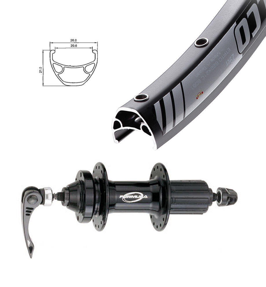 Lite Disc IS 27.5" Svart Bakhjul