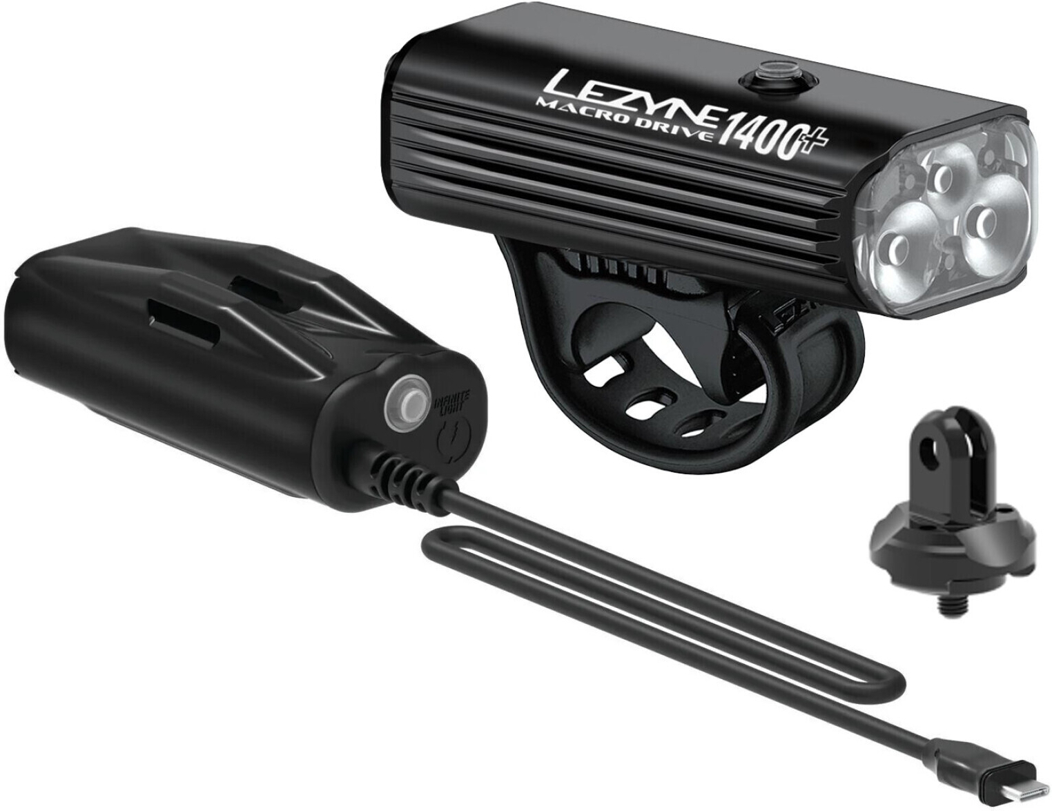 Lezyne Macro Drive 1400+ Framlampa set
