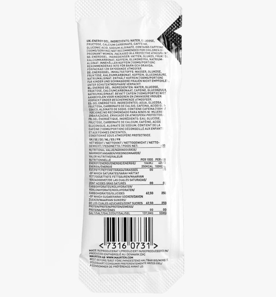 Maurten Gel 100 CAF 100 Energigel